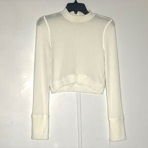 Project Social T Long Sleeve Crop Top